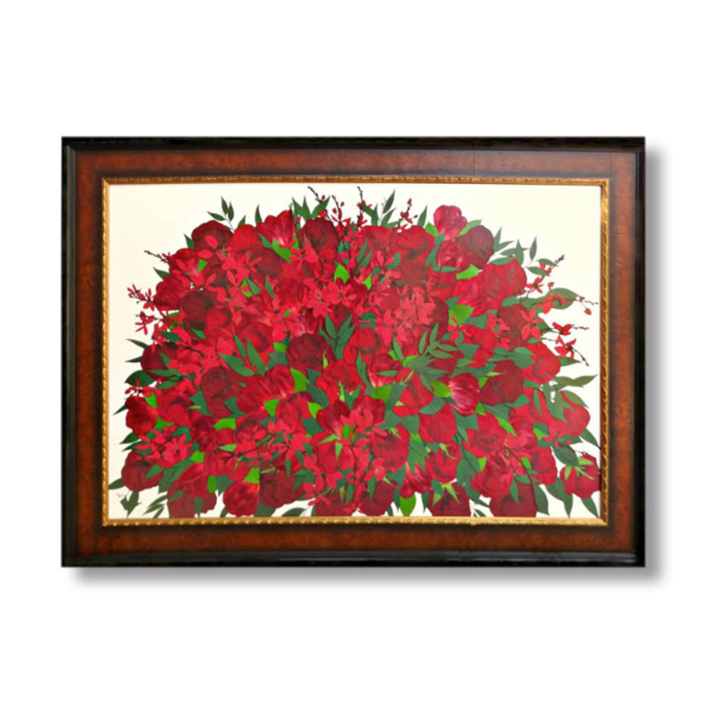 Custom Framed Pressed Flowers - Grand Design