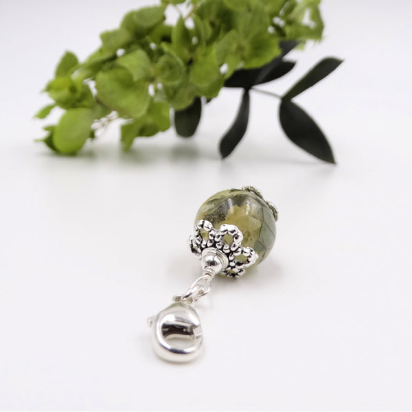 Large Bellabead Charm - Flower Petal Jewelry Memorial Beads Memory Gifts
