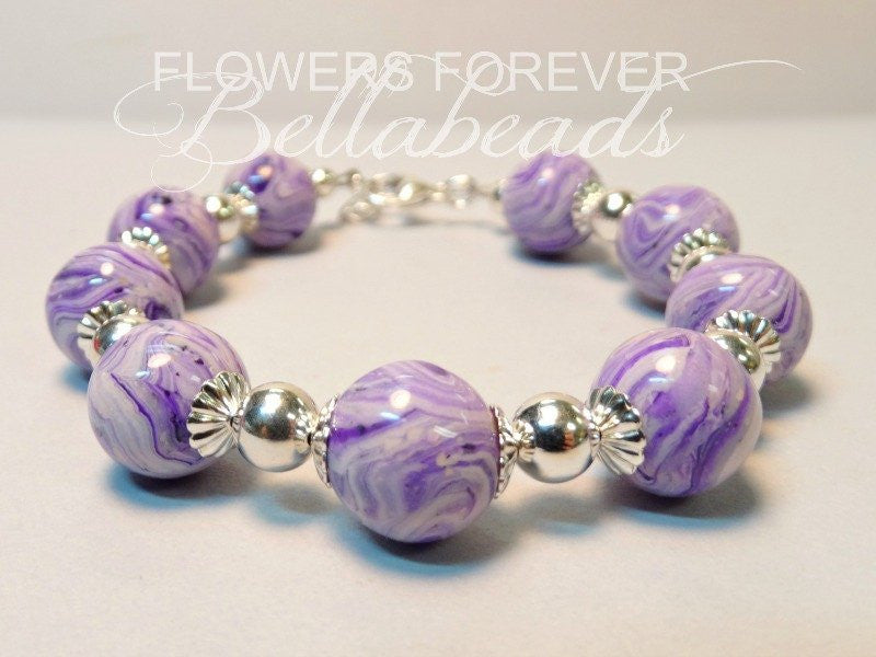 Harmony Bracelet - Memorial Jewelry Made From Flower Petals