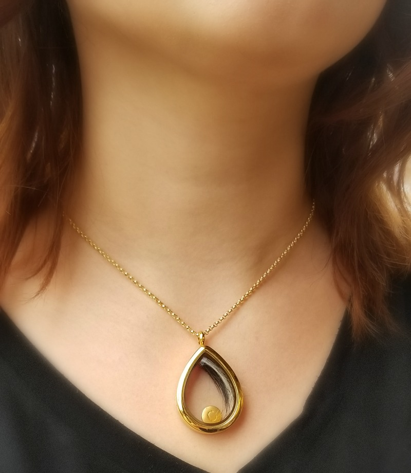 Personalized And Hand Print Pendant