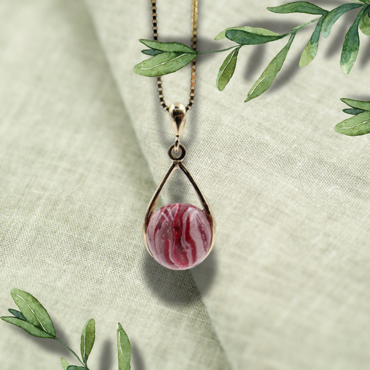 14K Gold Mia Teardrop Pendant