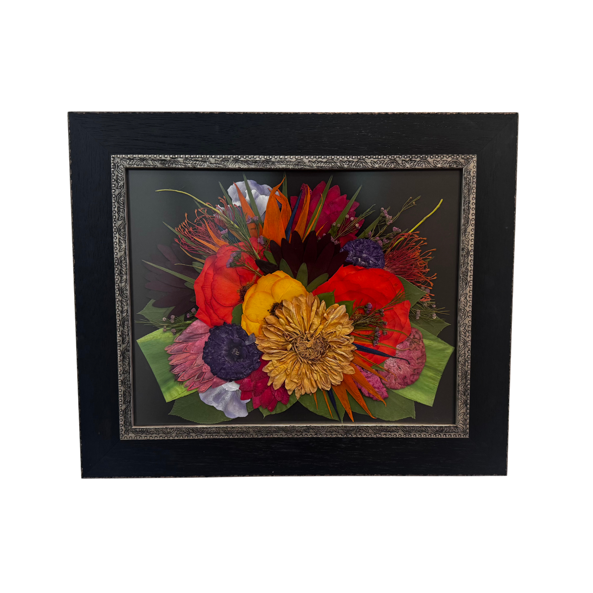 Framed Pressed Flowers - 8&quot; x 10&quot;