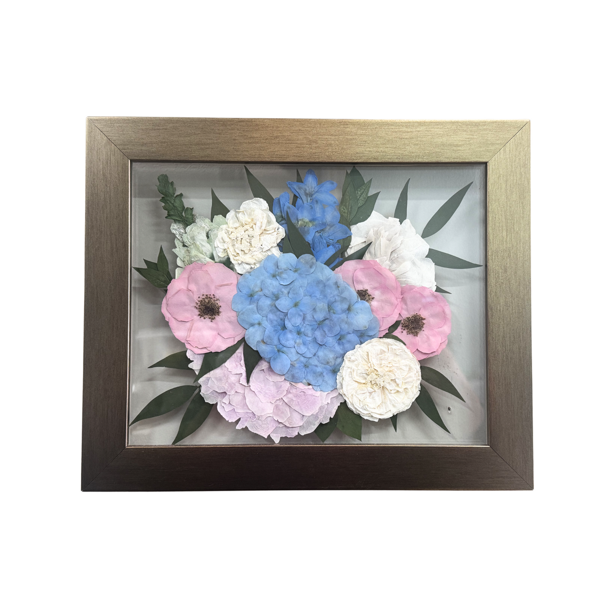 Framed Pressed Flowers - 8&quot; x 10&quot;