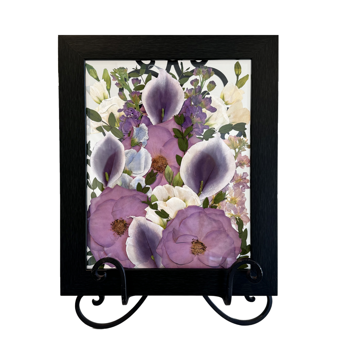 Framed Pressed Flowers - 8&quot; x 10&quot;