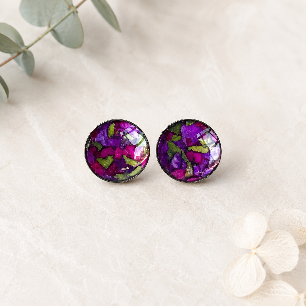 Timeless Blossom Stud Earrings