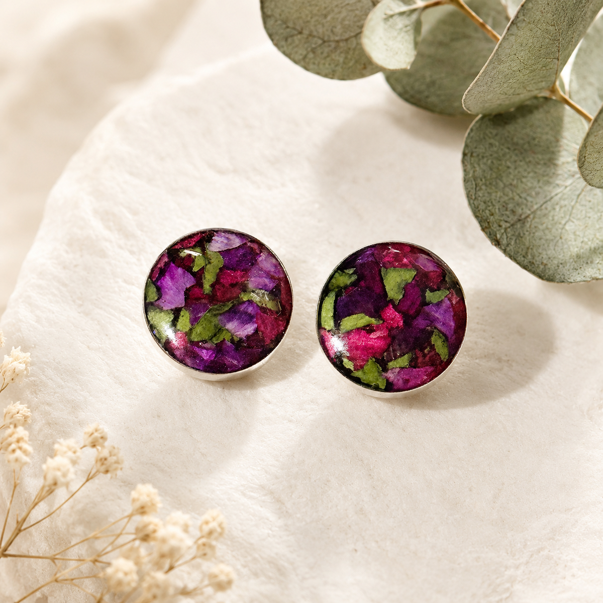 Timeless Blossom Stud Earrings