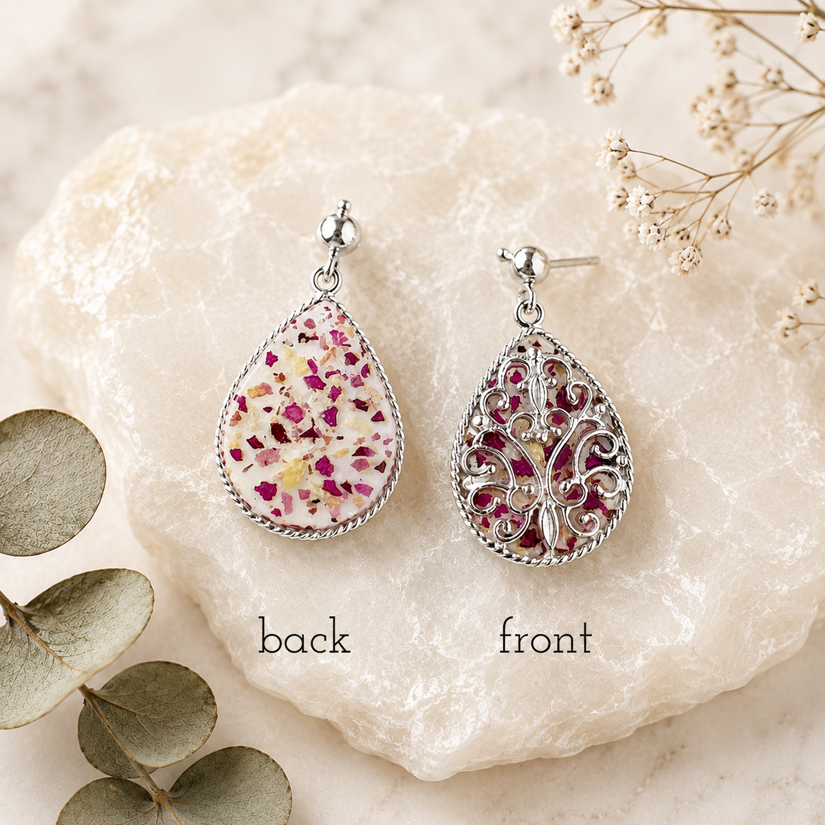 Floral Keepsake Earrings