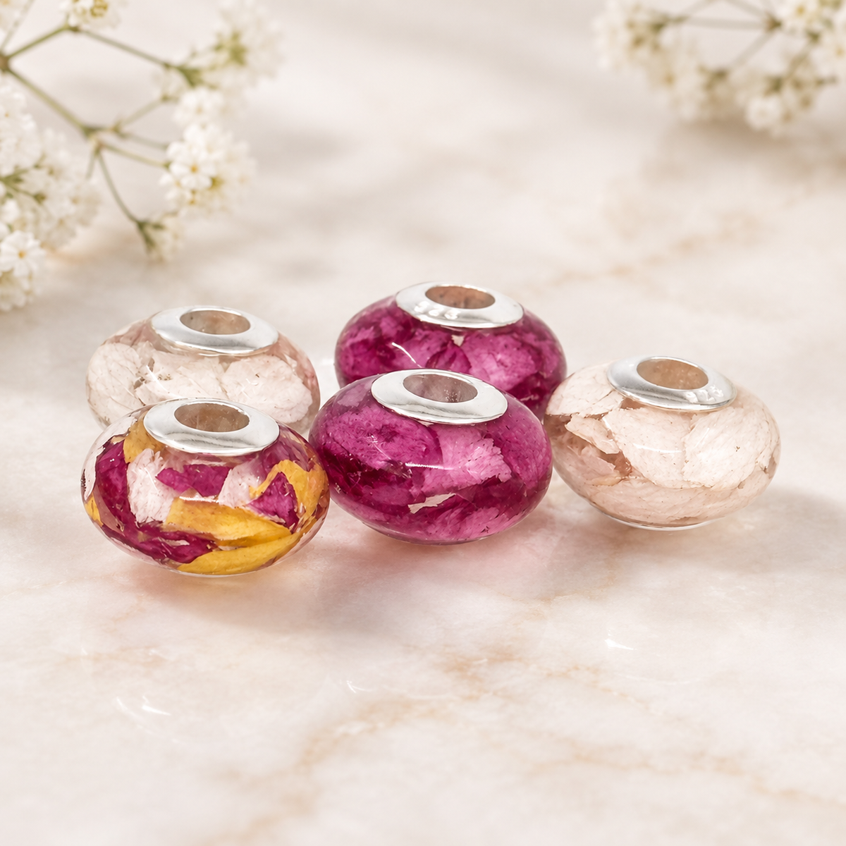 Remembrance Charm – Sterling Silver Memorial Bead Keepsake