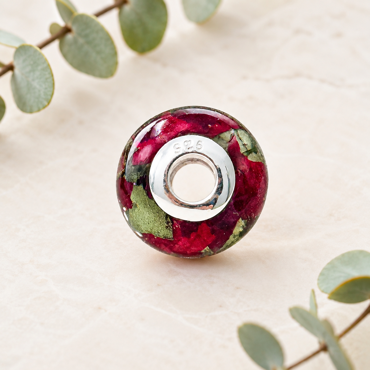 Remembrance Charm – Sterling Silver Memorial Bead Keepsake