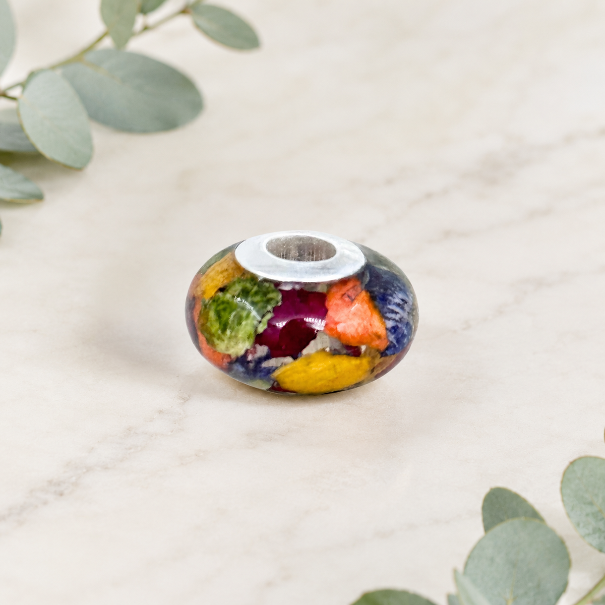 Remembrance Charm – Sterling Silver Memorial Bead Keepsake