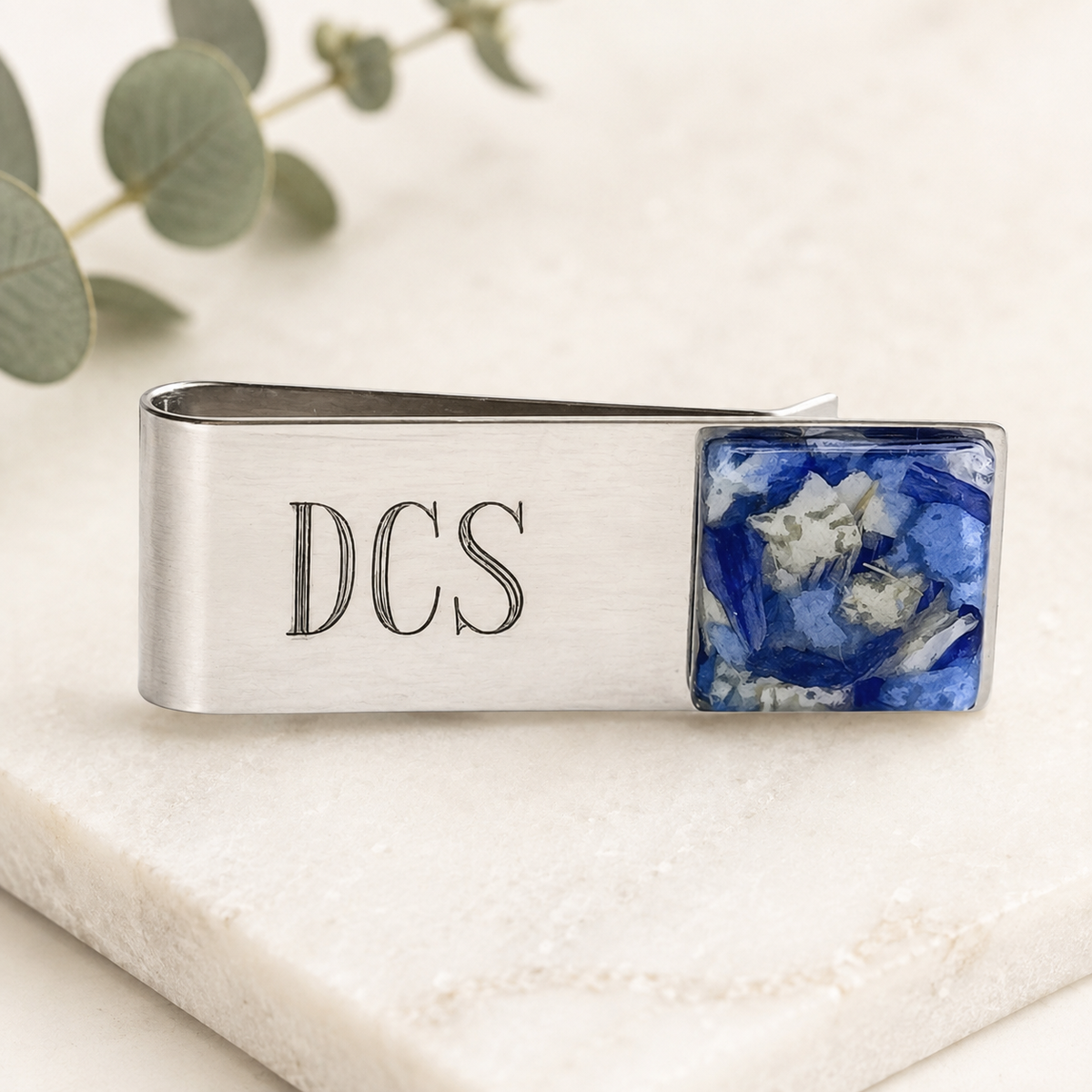 Sterling Silver Memorial Money Clip – Custom Engraved Keepsake
