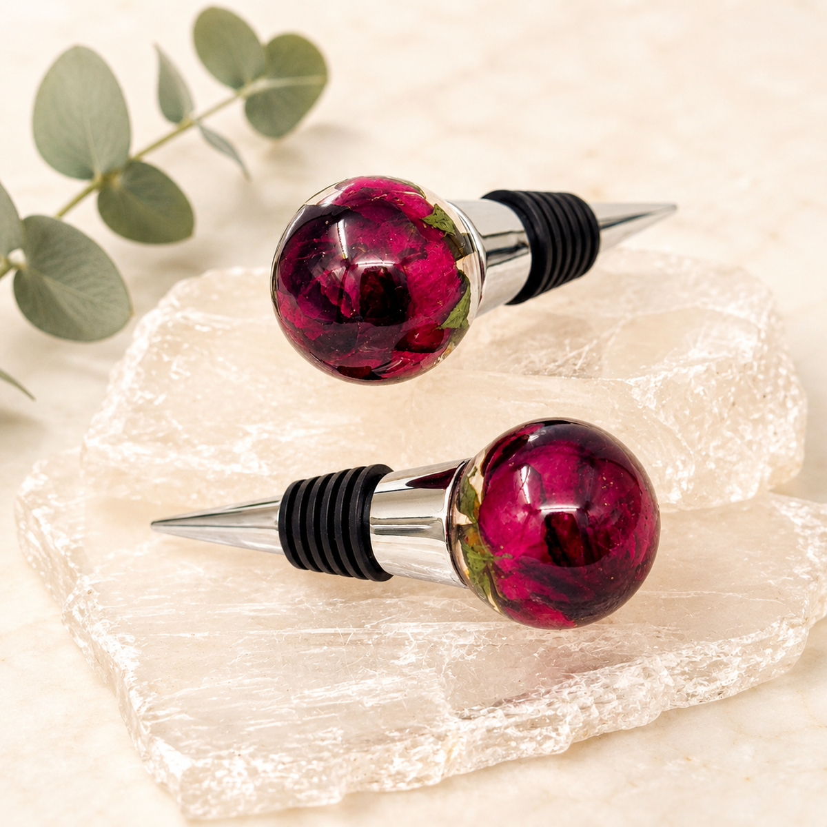 Resin Wine Stopper Keepsake – Made with Your Flowers