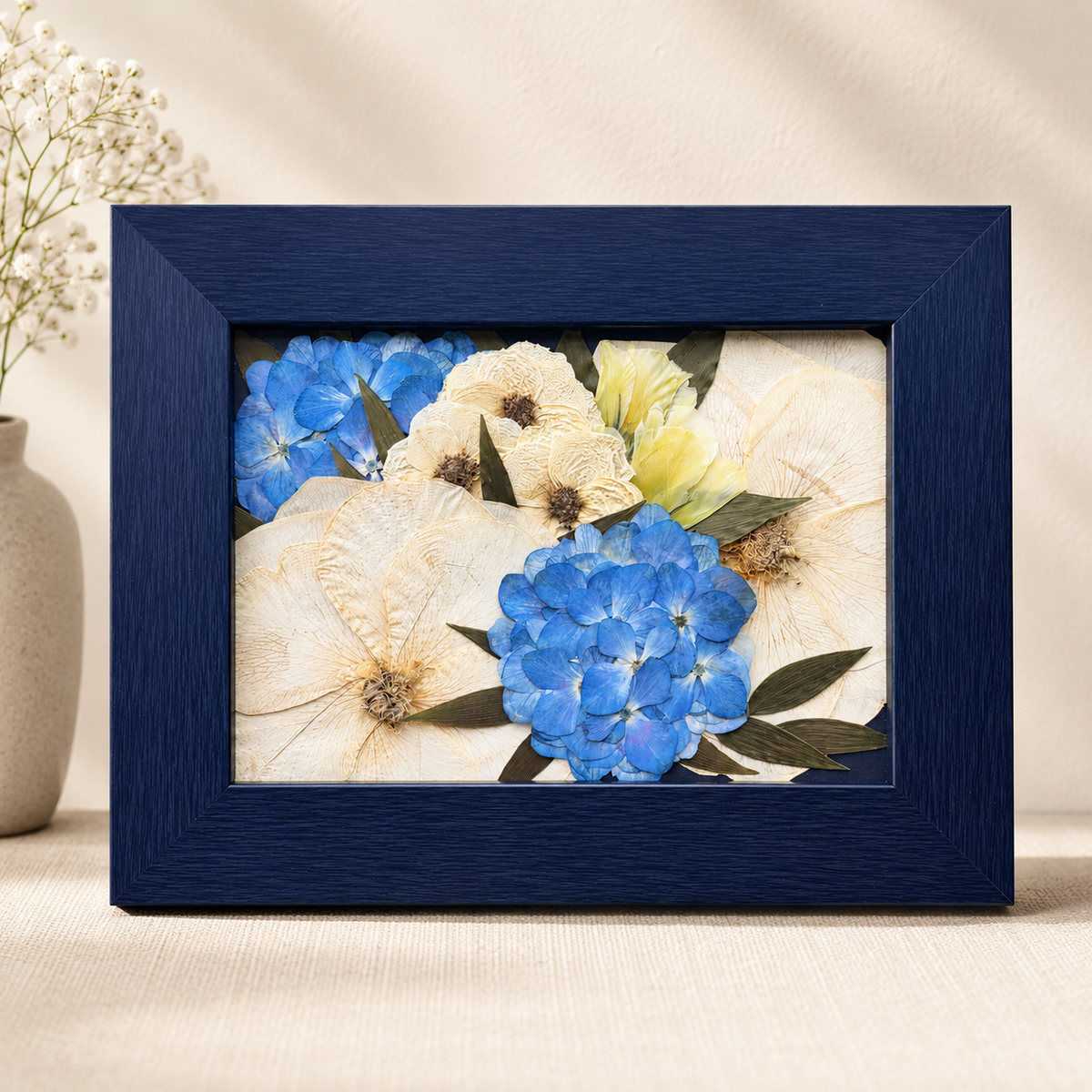 Framed Pressed Flowers - 5" x 7"