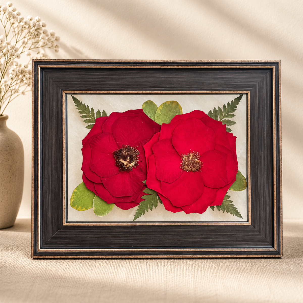 Framed Pressed Flowers - 5" x 7"