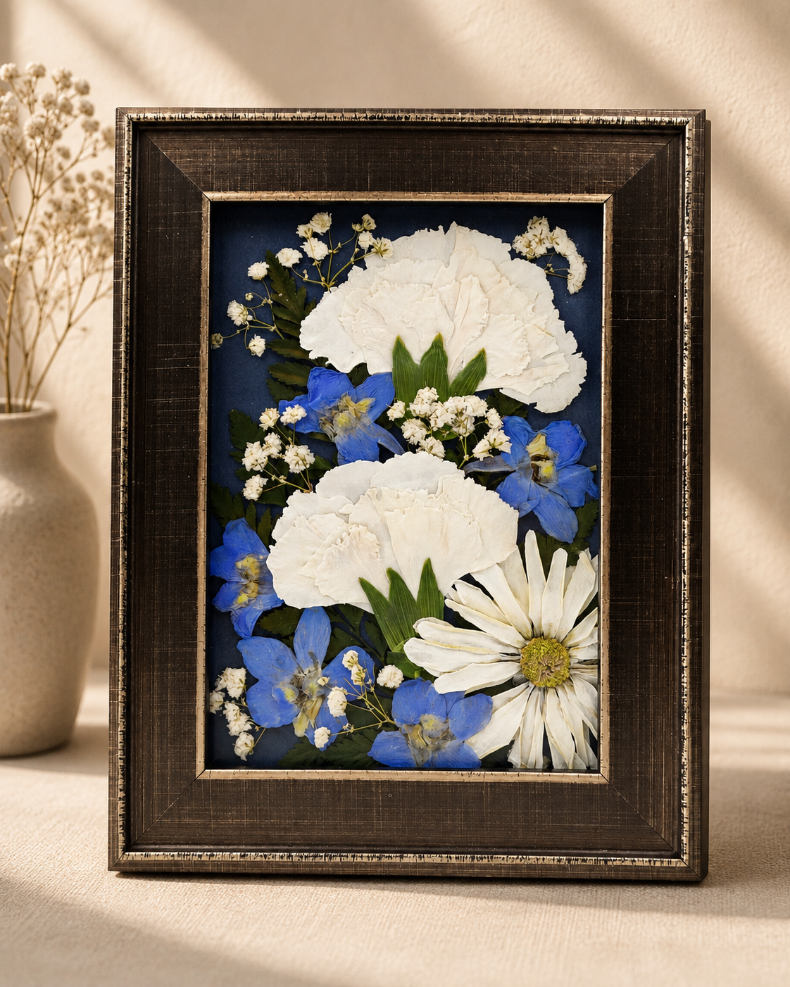 Framed Pressed Flowers - 5" x 7"