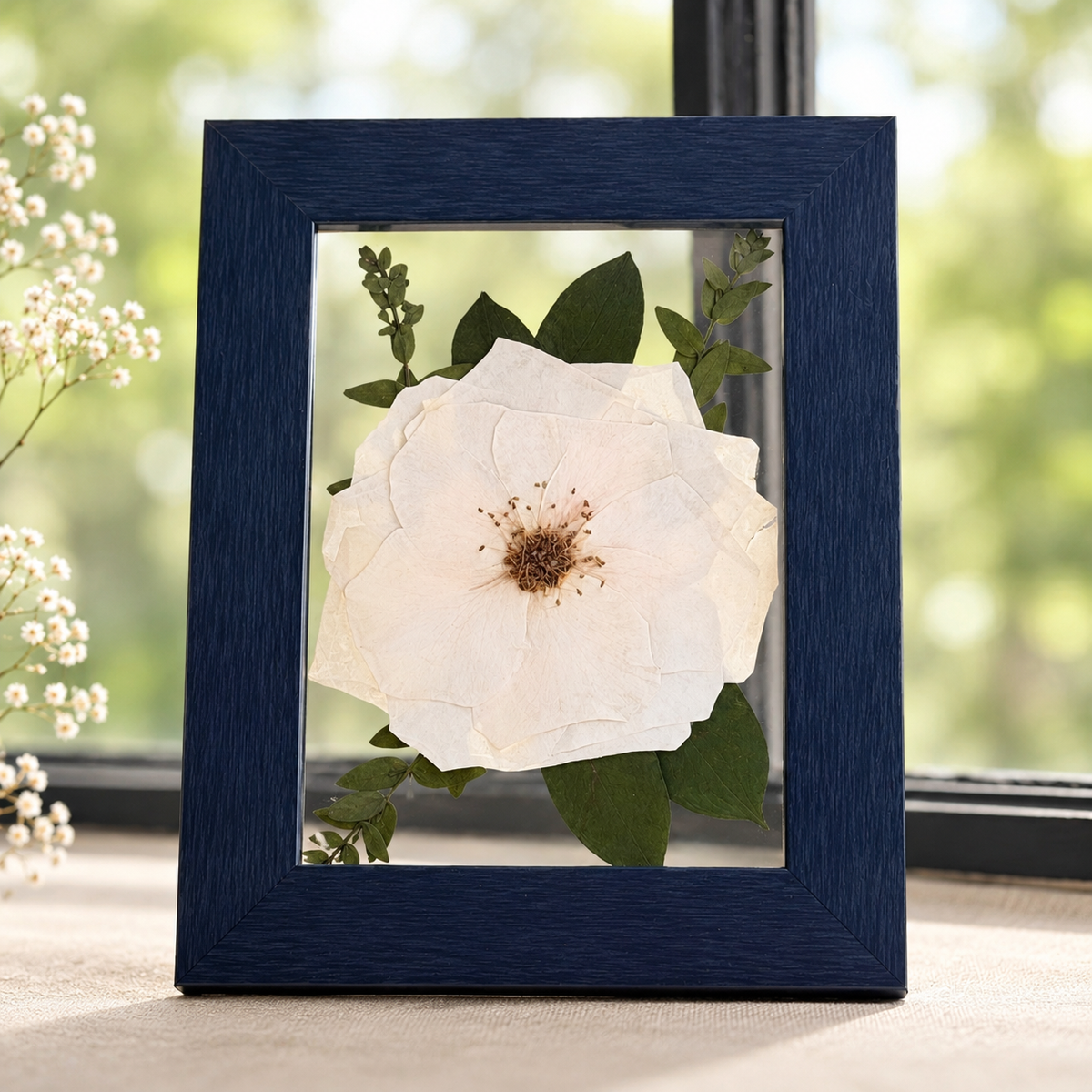 Framed Pressed Flowers - 5" x 7"