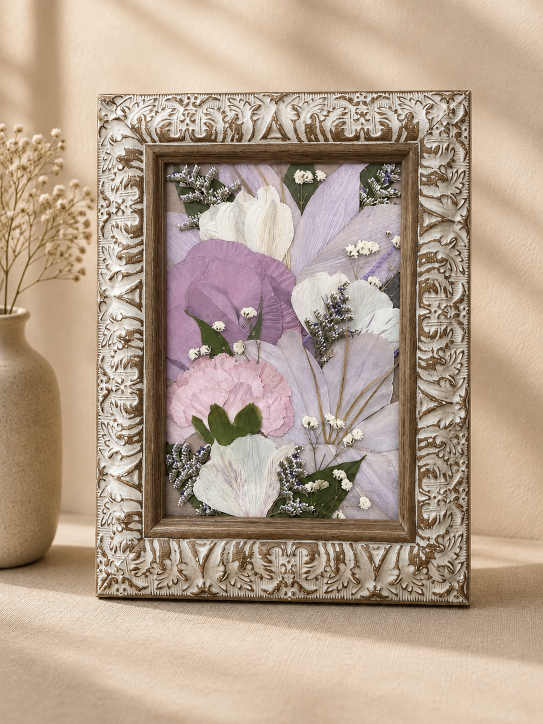 Framed Pressed Flowers - 5" x 7"