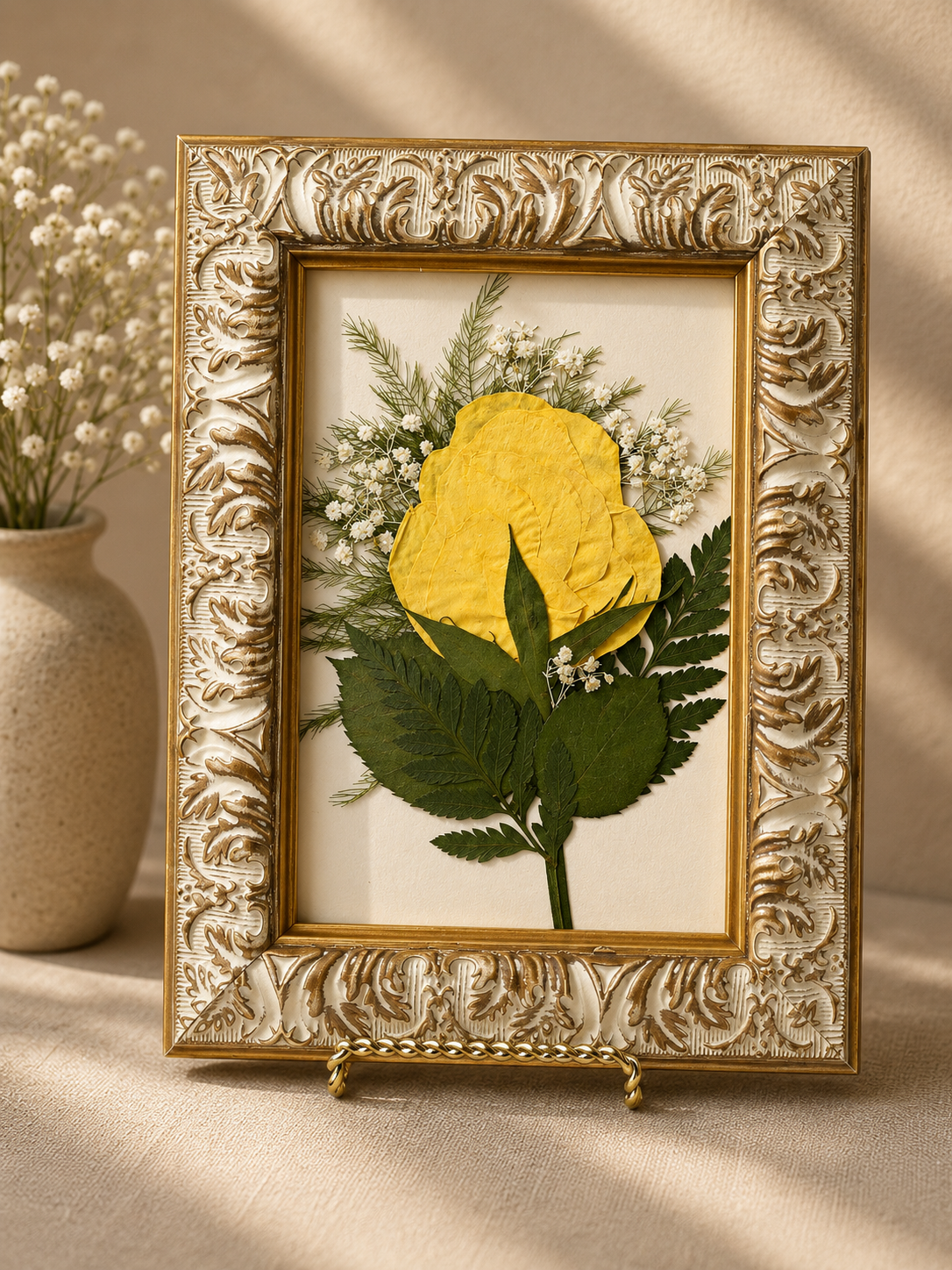 Framed Pressed Flowers - 5" x 7"