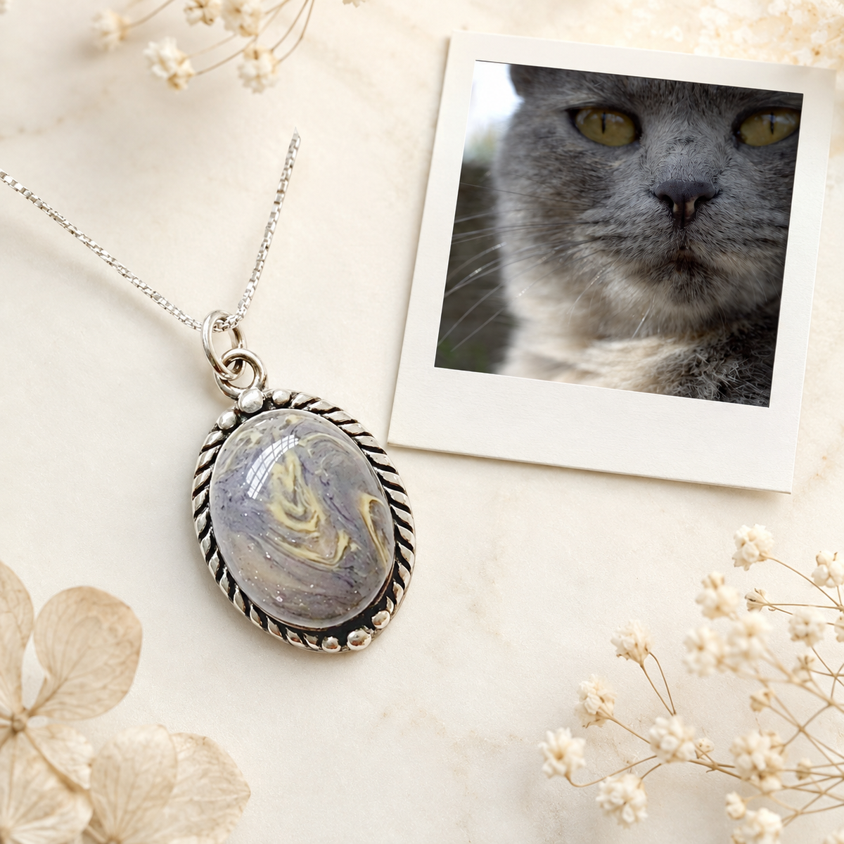Eternal Pawprints Memorial Pendant