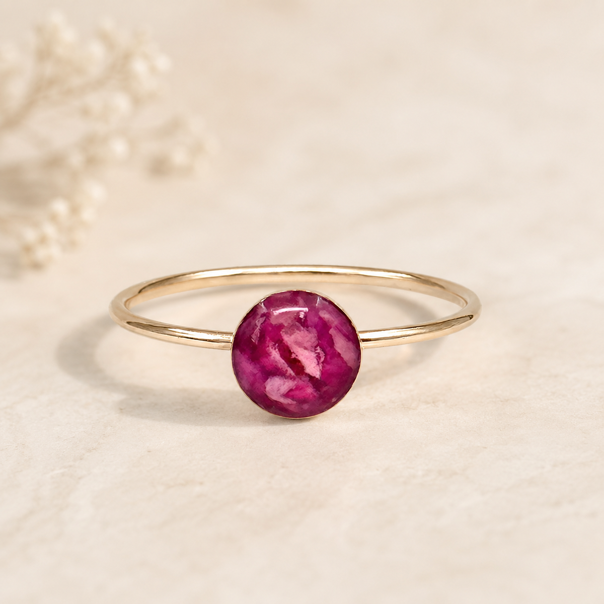 Petite Eternity Gold-Plated Stackable Ring