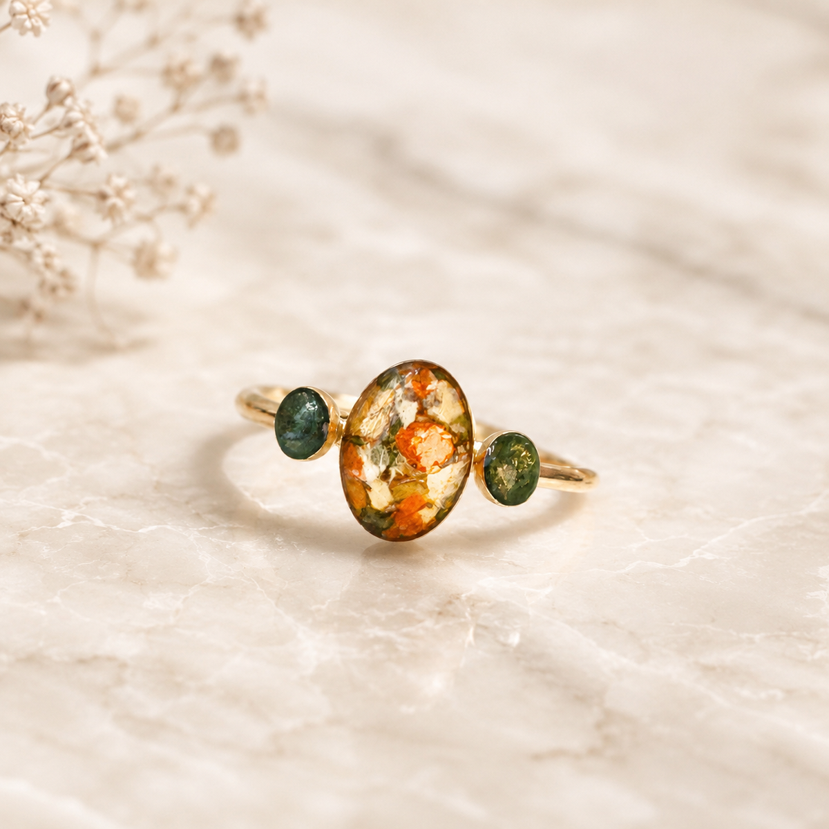 Meadowlight Ring – Preserved Flower Keepsake