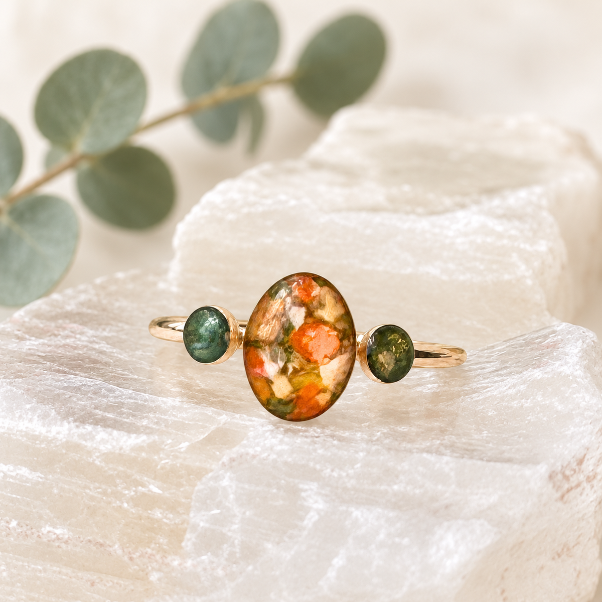 Meadowlight Ring – Preserved Flower Keepsake