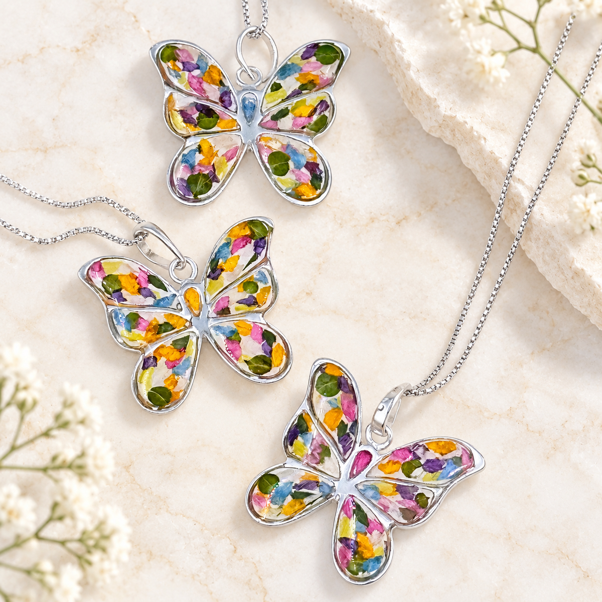 Dolly Butterfly Keepsake Pendant