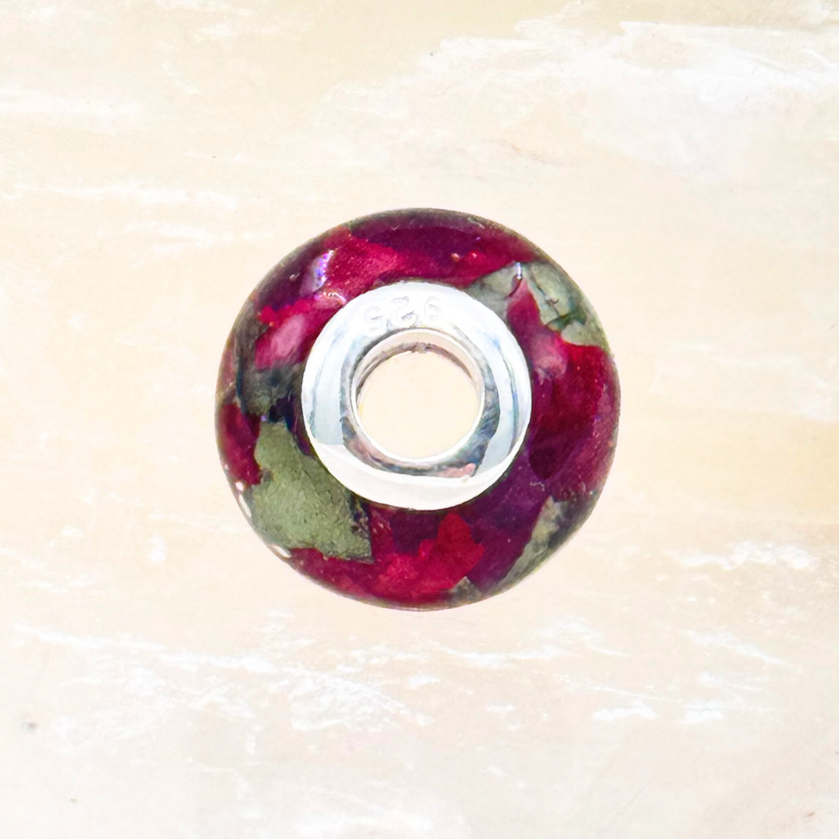 Remembrance Charm – Sterling Silver Memorial Bead Keepsake