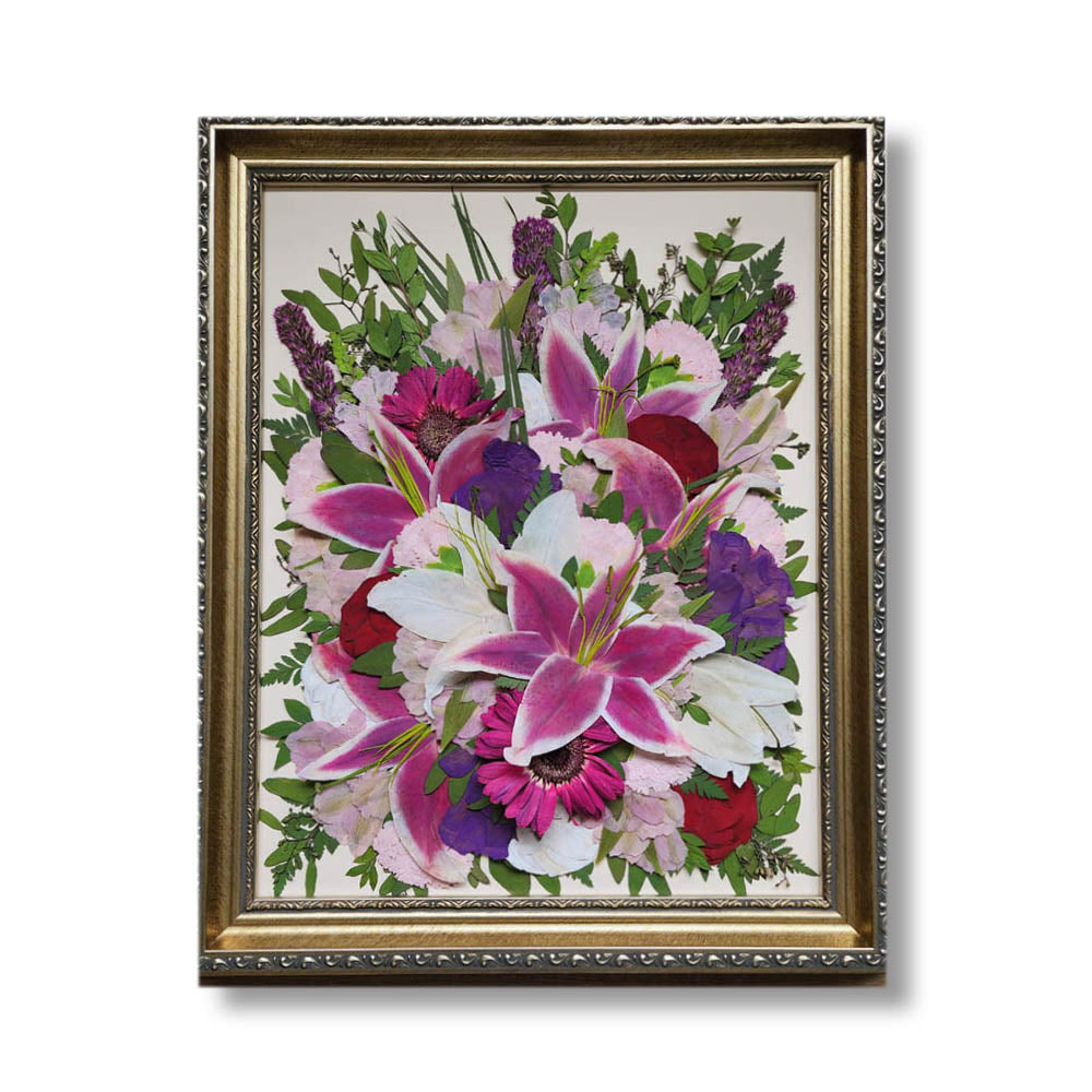 Custom Framed Pressed Flowers - 16&quot; x 20&quot;