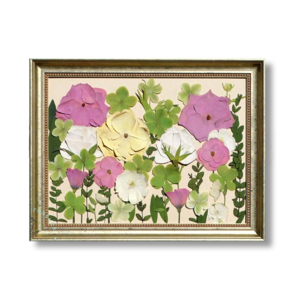 Custom Framed Pressed Flowers - 12" x 16"