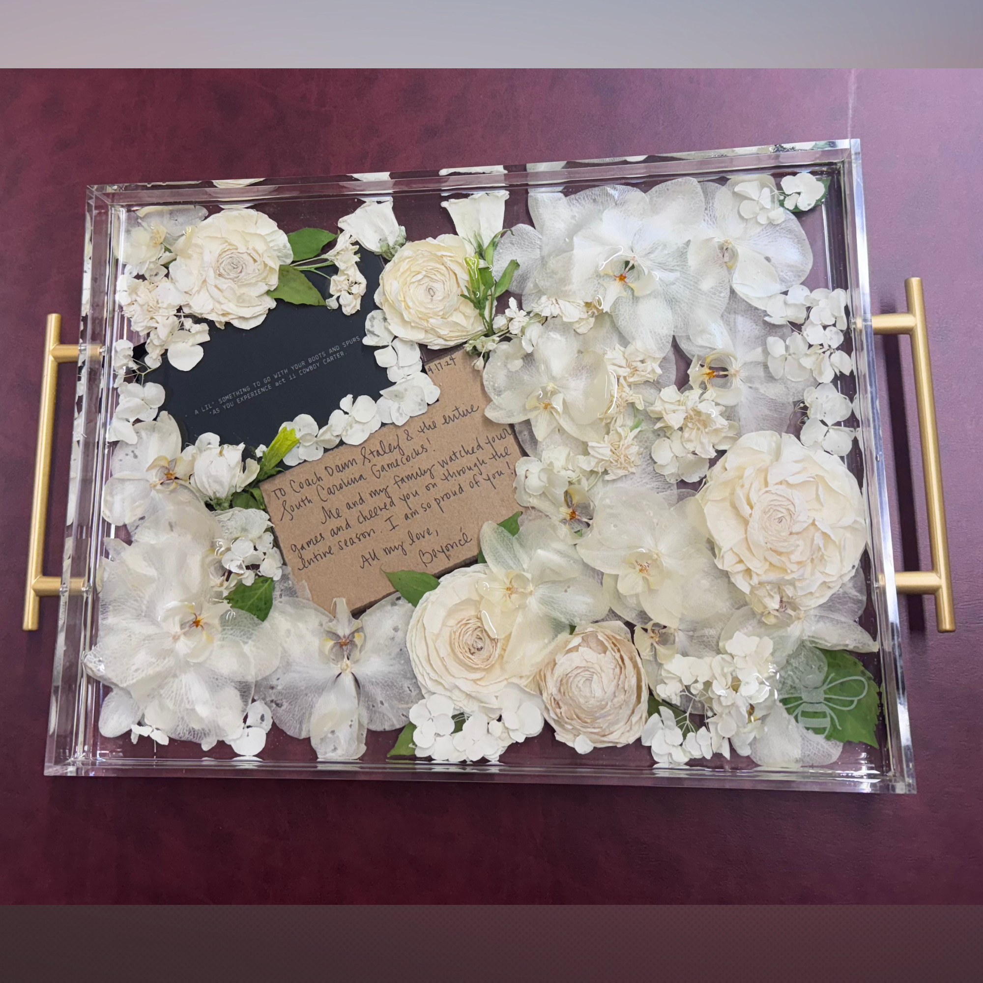 The Everlasting Bloom Tray – Resin Wedding & Memorial Flower Keepsake ...