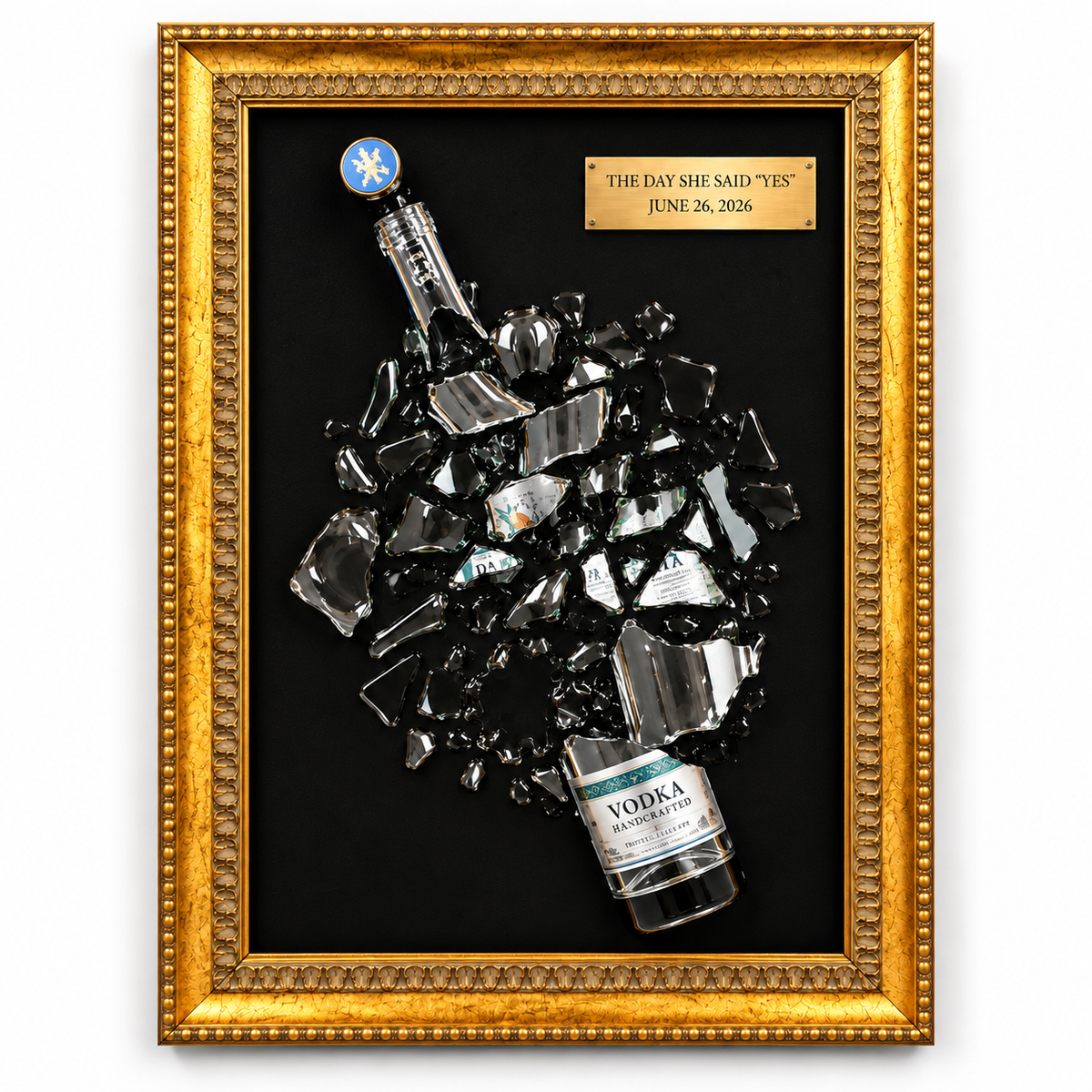 Bottled Memories – Custom Framed Bottle Art