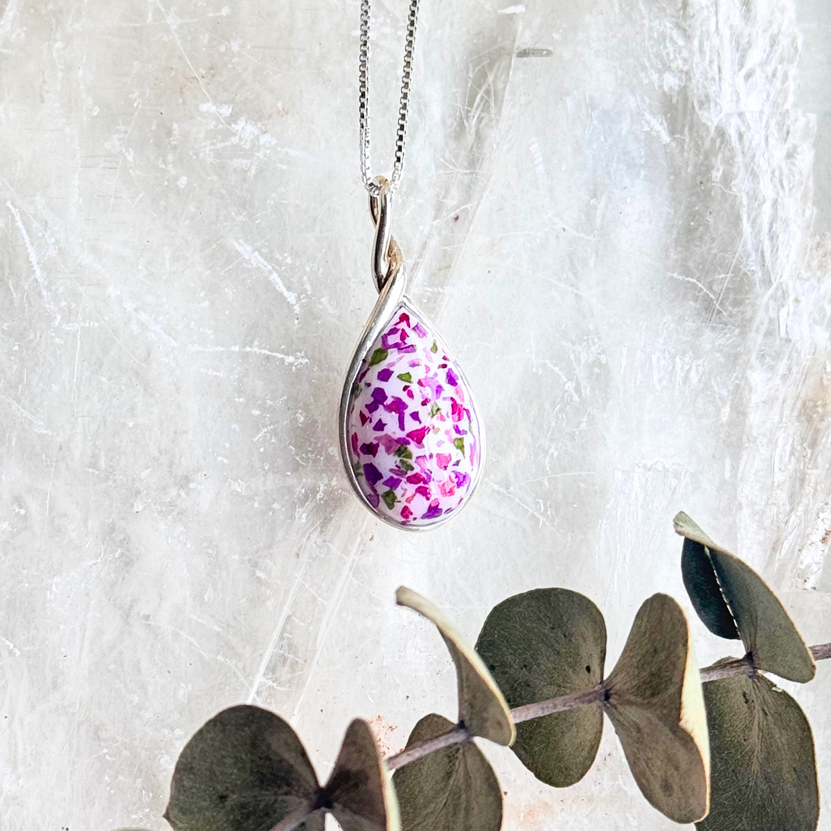 Silver Teardrop Pendant