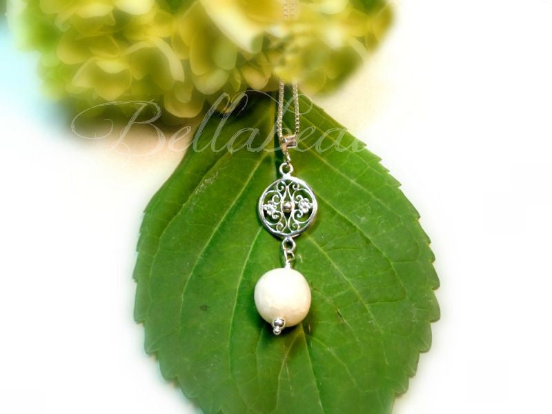 Flower Petal Jewelry, Gates of Charleston Pendant
