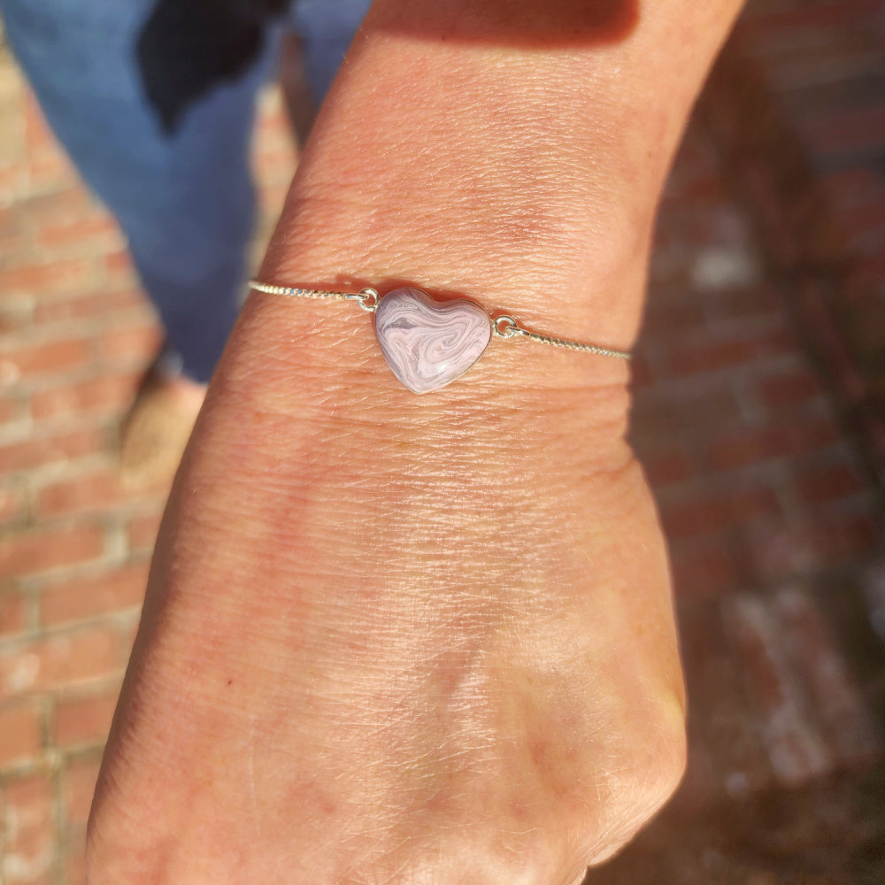 Demi Heart Charm Bracelet