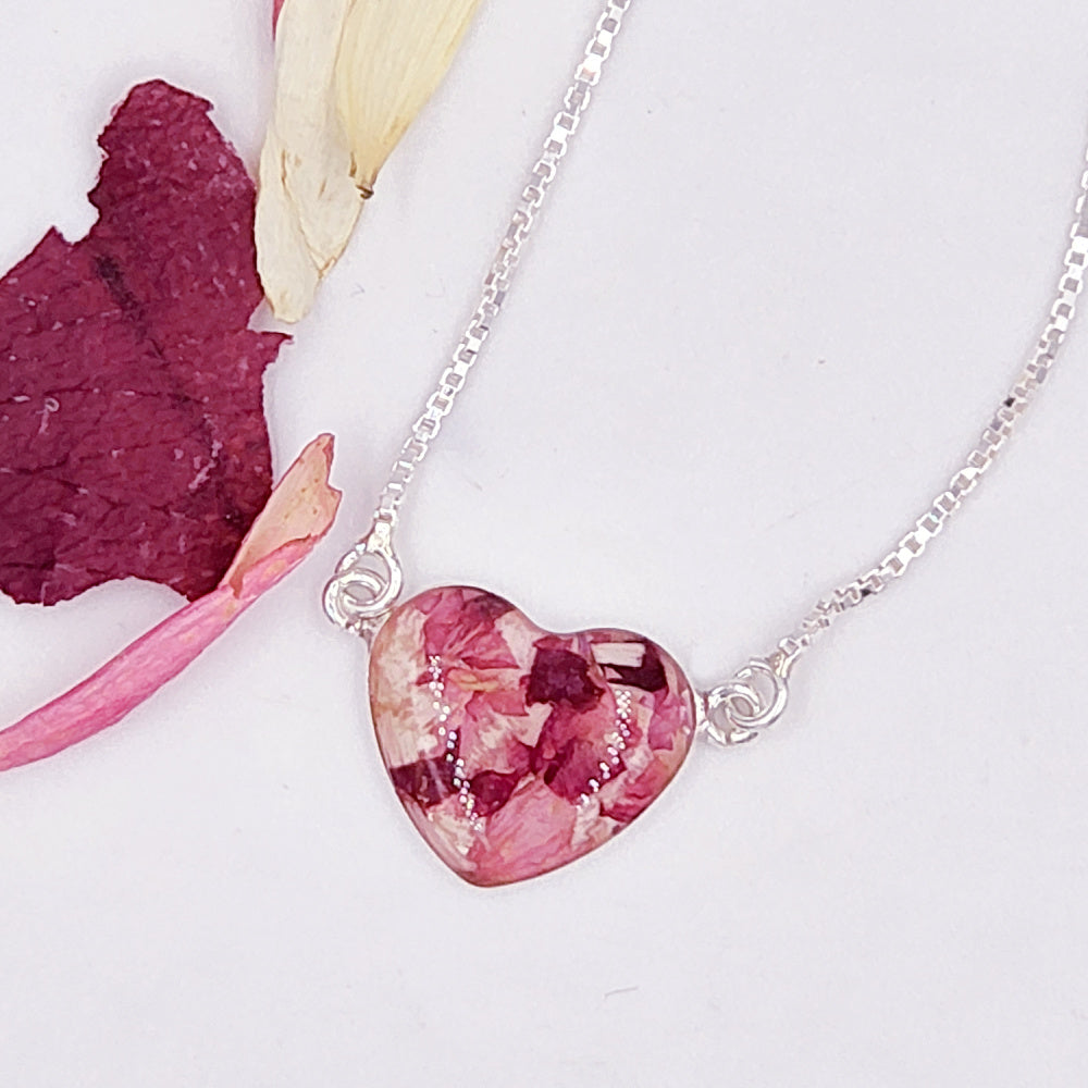Resin Demi Heart Bracelet - Memorial