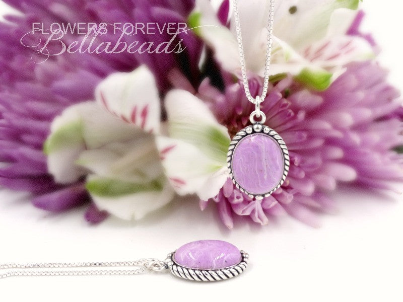 Memorial Jewelry made from Flower Petals, Alexandra Collection Pendant