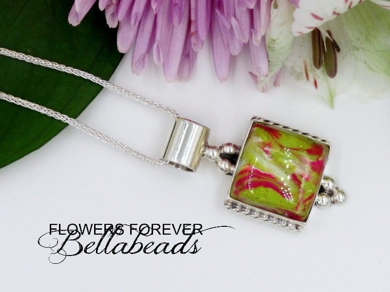 Flower Petal Jewelry, Cremation, Astrid Pendant