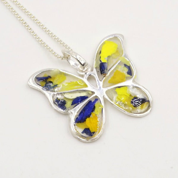 Resin Butterfly Kisses Pendant - Memorial