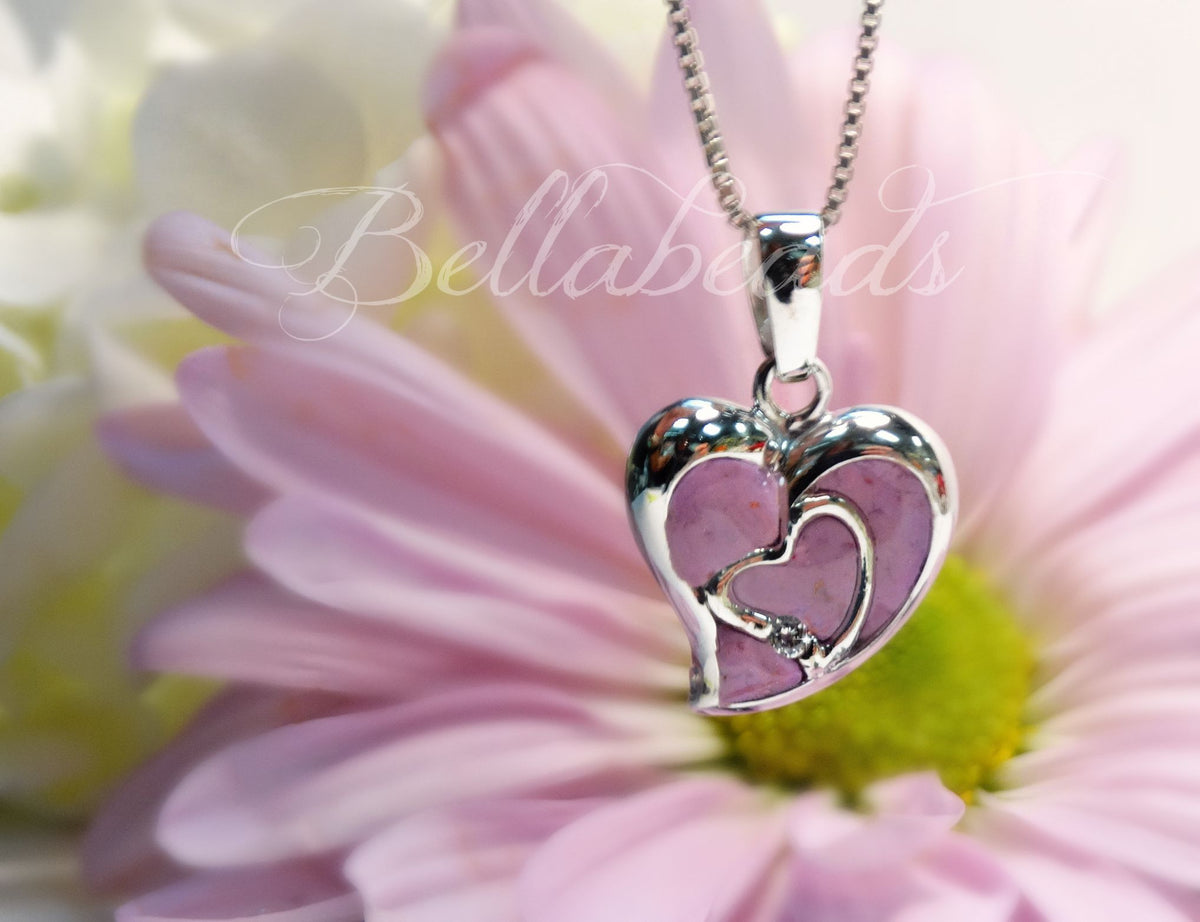 Flower Petal Jewelry, Straight From The Heart Pendant
