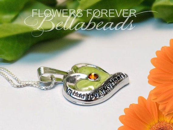 Flower Petal Jewelry, I&#39;ll Hold You in My Heart