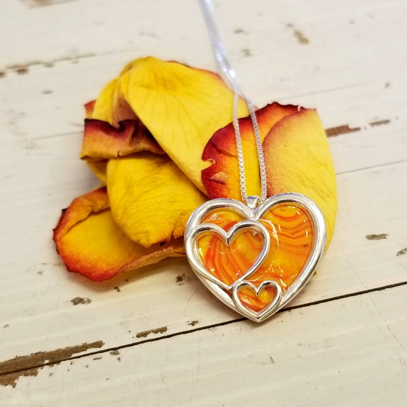 My Heart In Yours Pendant - Memorial