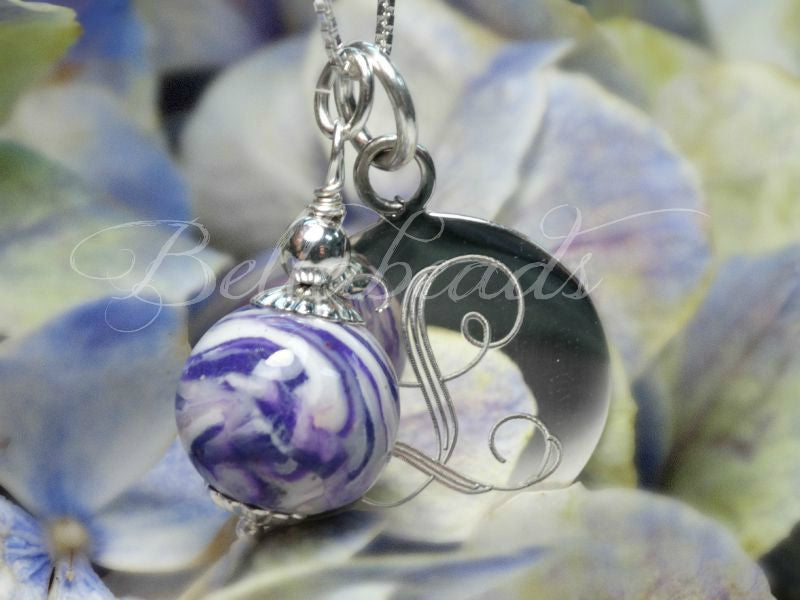 Memorial Jewelry made from Flower Petals, Jewelry Amber Pendant