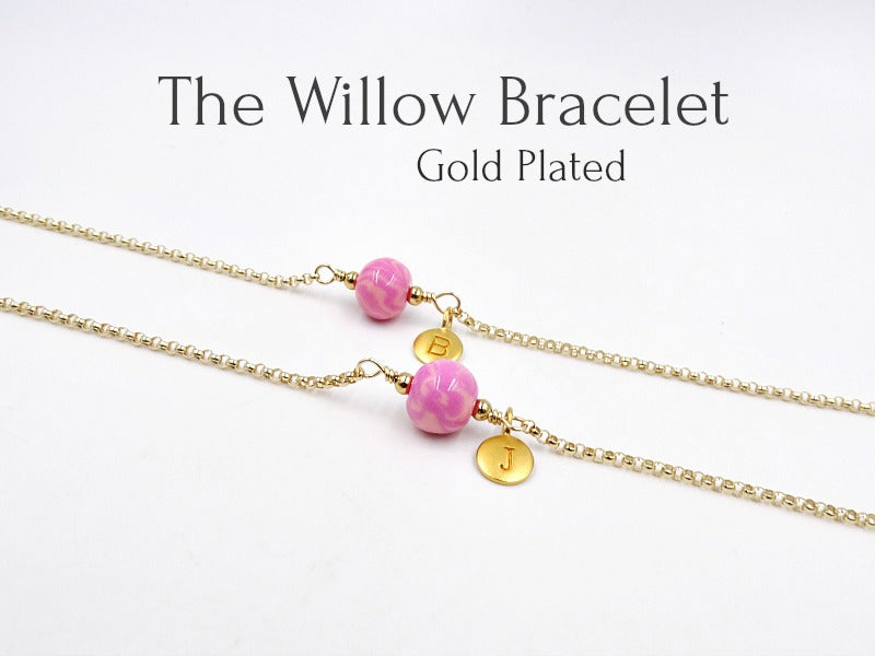 Willow Bracelet - Gold Plated, Memorial