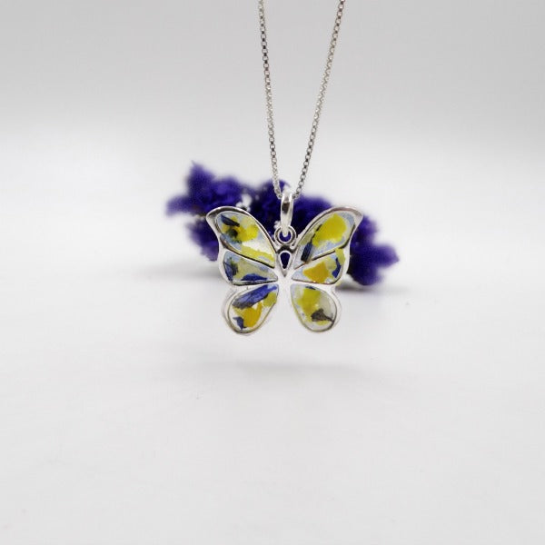 Resin Butterfly Kisses Pendant - Memorial