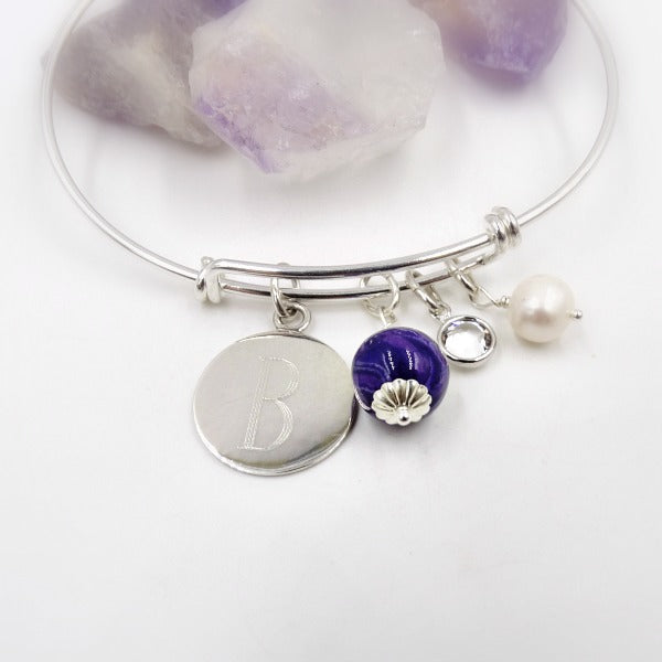 The Faithful Sterling Silver Bangle Bracelet