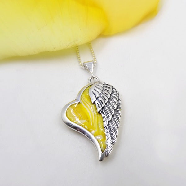 Heart of an Angel Pendant - Memorial