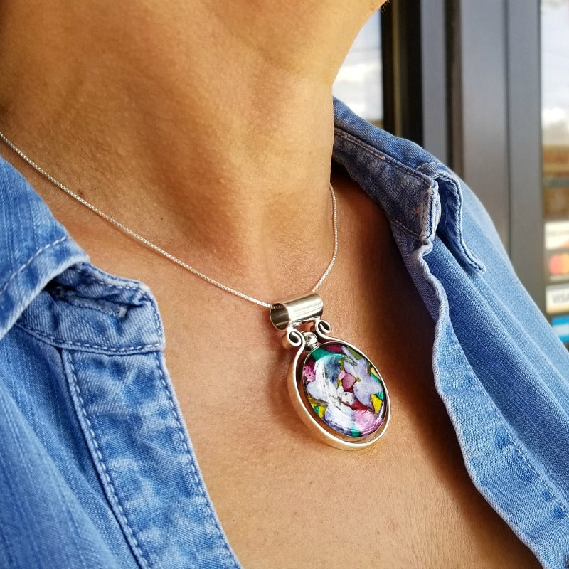 Resin Margaux Pendant - Memorial