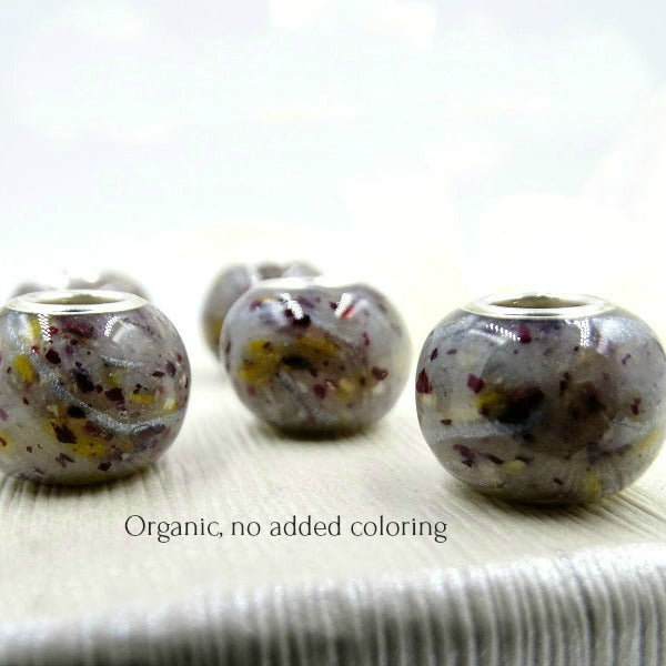 Organic Charm Bead, Round