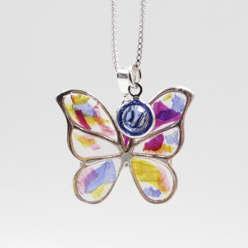 Resin Butterfly Kisses Pendant - Memorial